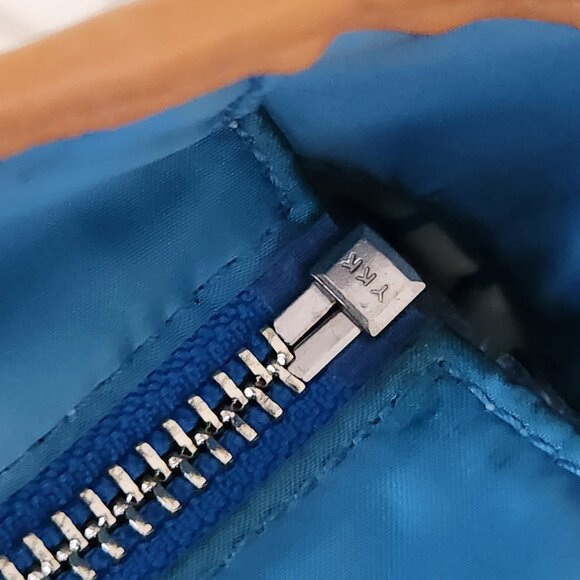 Vintage Coach Hampton Y2K Blue Handbag Tote Purse - Picture 11 of 13